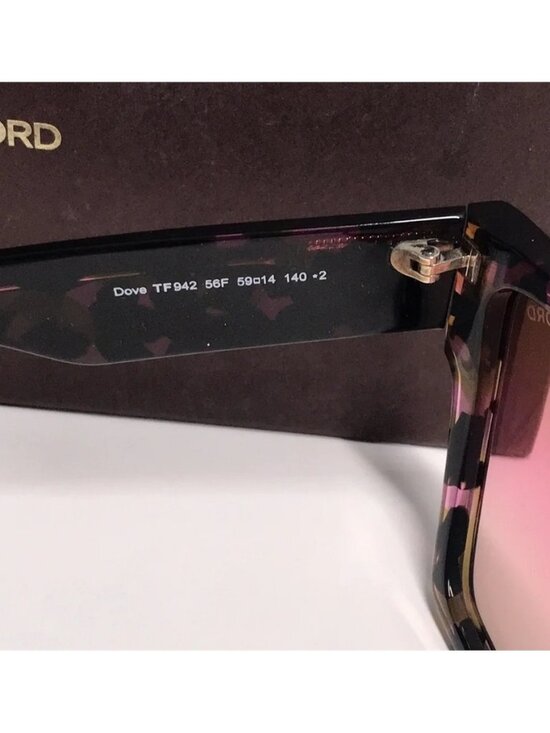 NEW Authentic Ford Women\'s Pink Sunglasses TF942 56F main image 9